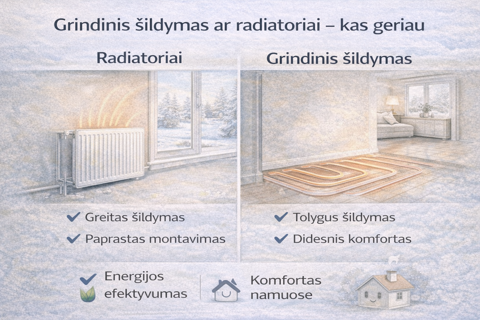 Grindinis ar radiatoriai